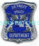 MICHIGAN,DETROIT POLICE HAT PATCH 1_wm
